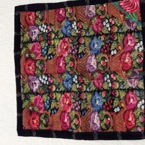 South american pillow cover 15×15 hand done embroidery